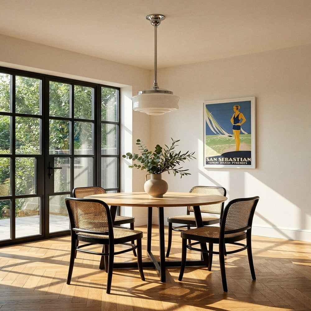 Elwood 12" Opal Gloss On 3/4" X 1/2M Rod Set Chrome - LOI3090474A