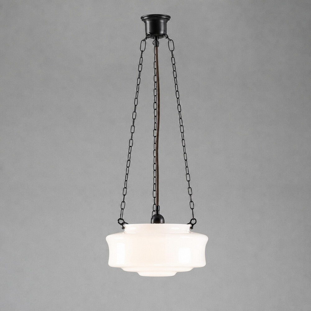 Elwood 12" Opal Gloss On 3 Chain Suspension Patina - LOI3090478A
