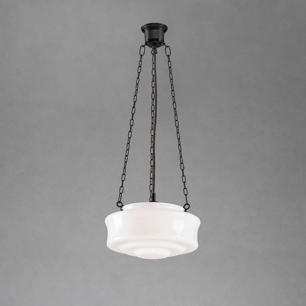 Elwood 12" Opal Gloss On 3 Chain Suspension Patina - LOI3090478A