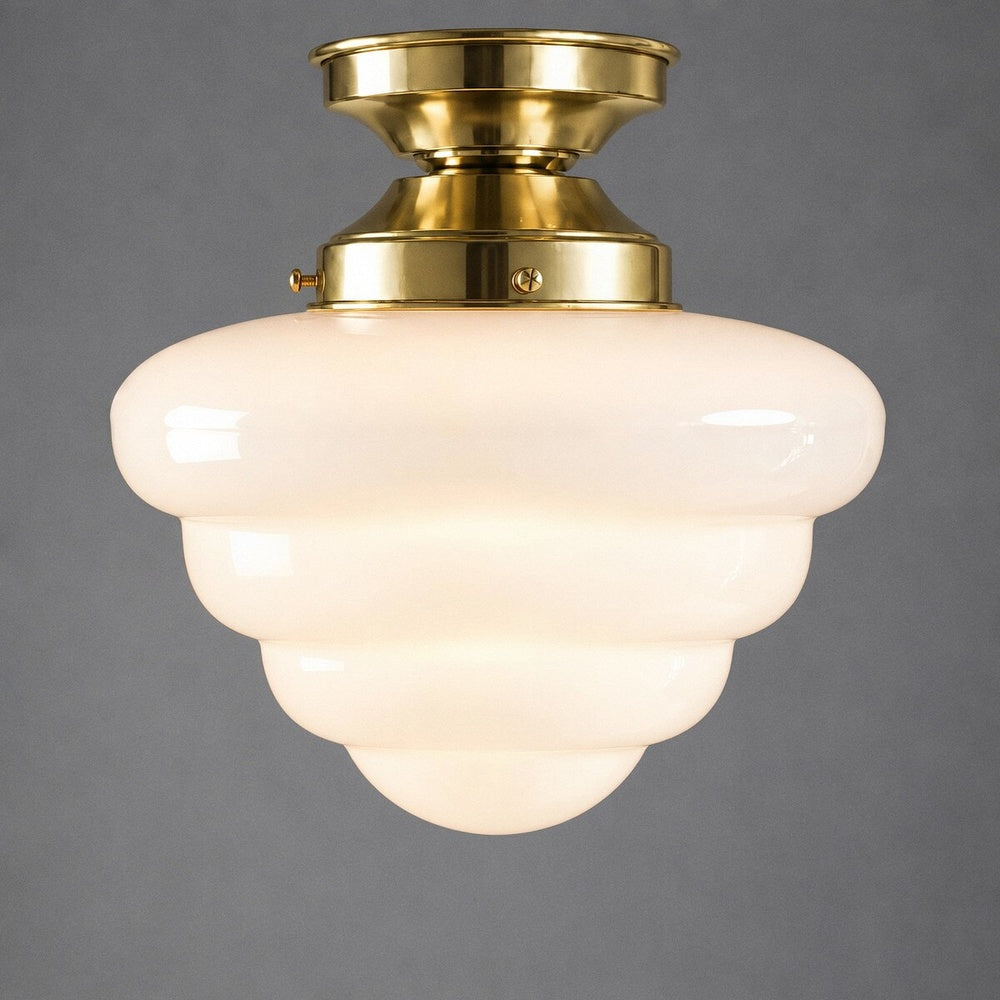 Beehive Opal Gloss Batten Fix Polished Brass - LOI3090483A