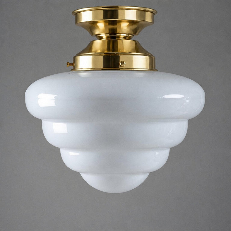 Beehive Opal Gloss Batten Fix Polished Brass - LOI3090483A