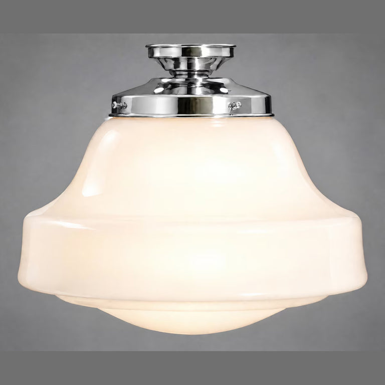 Lincoln Schoolhouse Opal Gloss Batten Fix Chrome - LOI3090520A