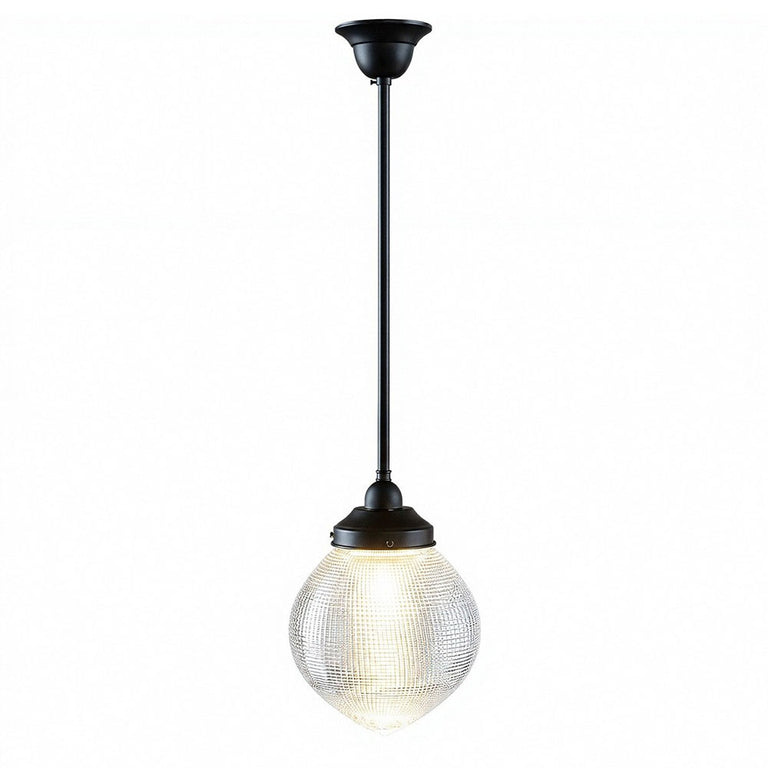 Teardrop Hallophane 8" With 1/2" x 1/2m Rod Set Patina - LOI3090580A