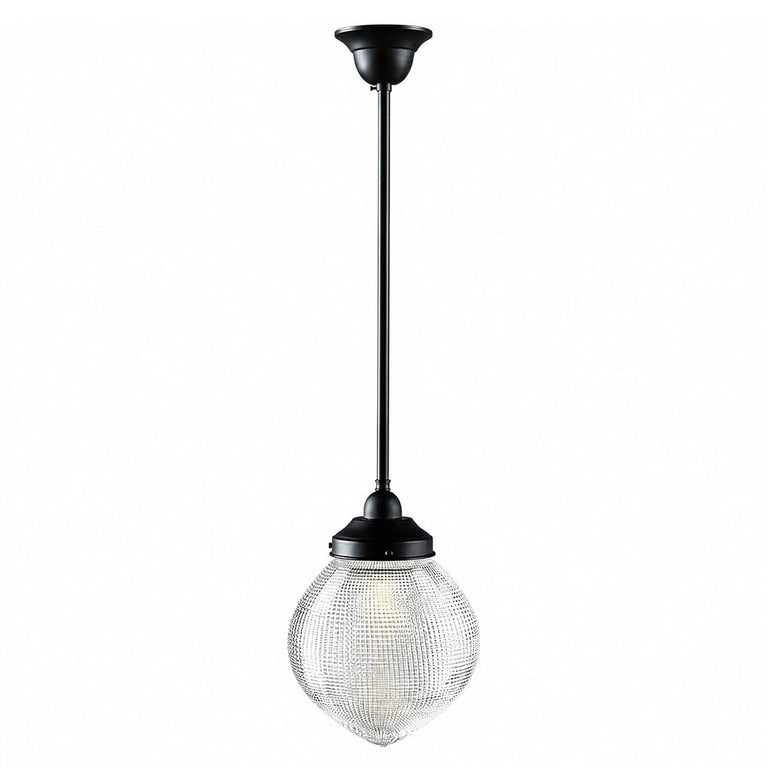 Teardrop Hallophane 8" With 1/2" x 1/2m Rod Set Patina - LOI3090580A