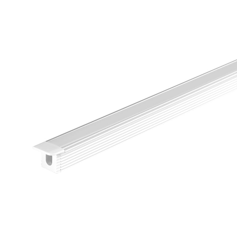 MICRO-REC - LP-0809-RC Recessed LED Mounting Profile 1M Length White - 21958