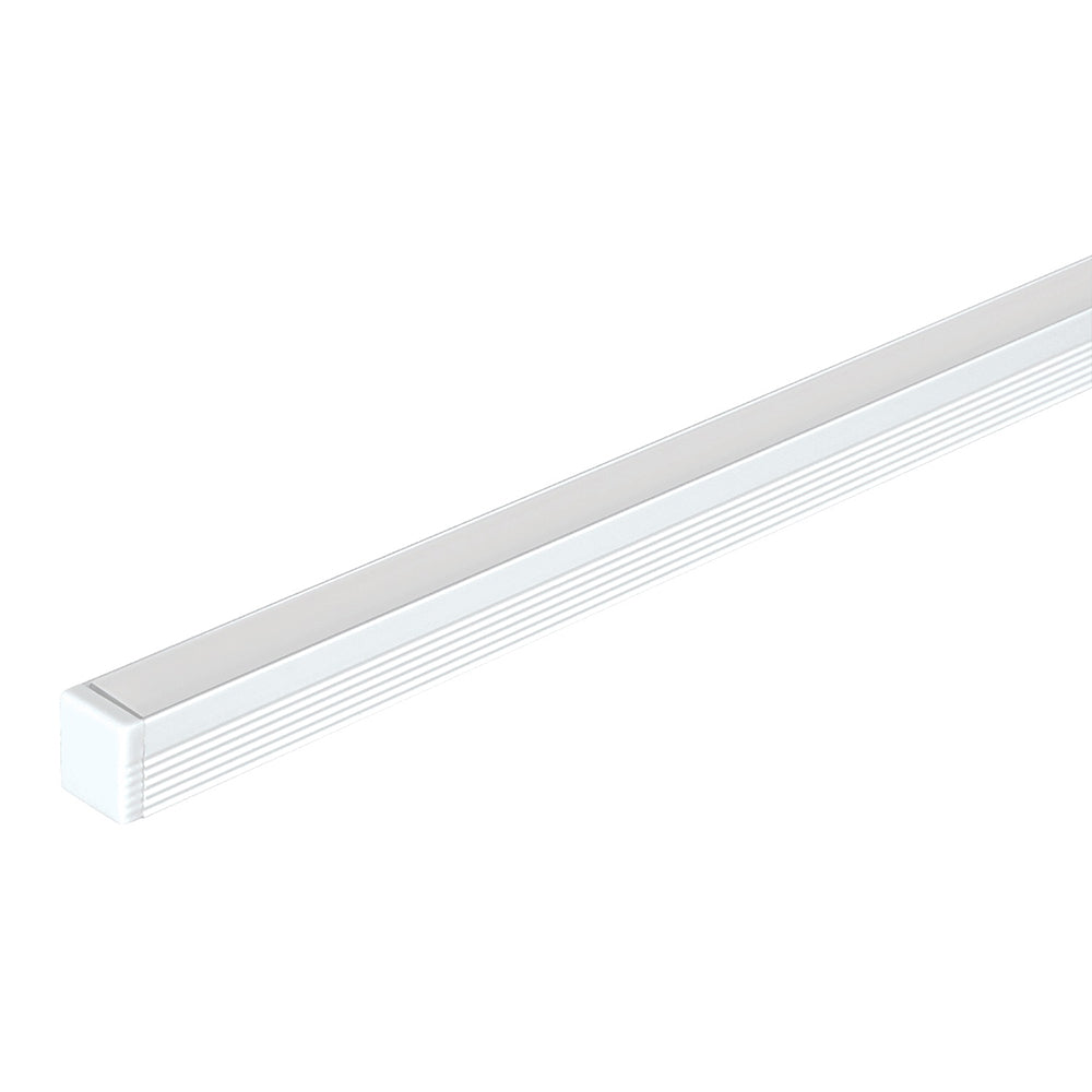 MICRO-SM - LP-0809-SM Surface Mounted LED Mounting Profile 1M Length White - 21942