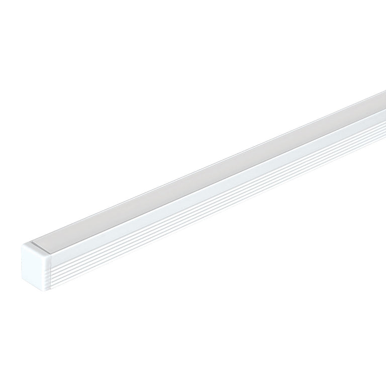 MICRO-SM - LP-0809-SM Surface Mounted LED Mounting Profile 1M Length White - 21942