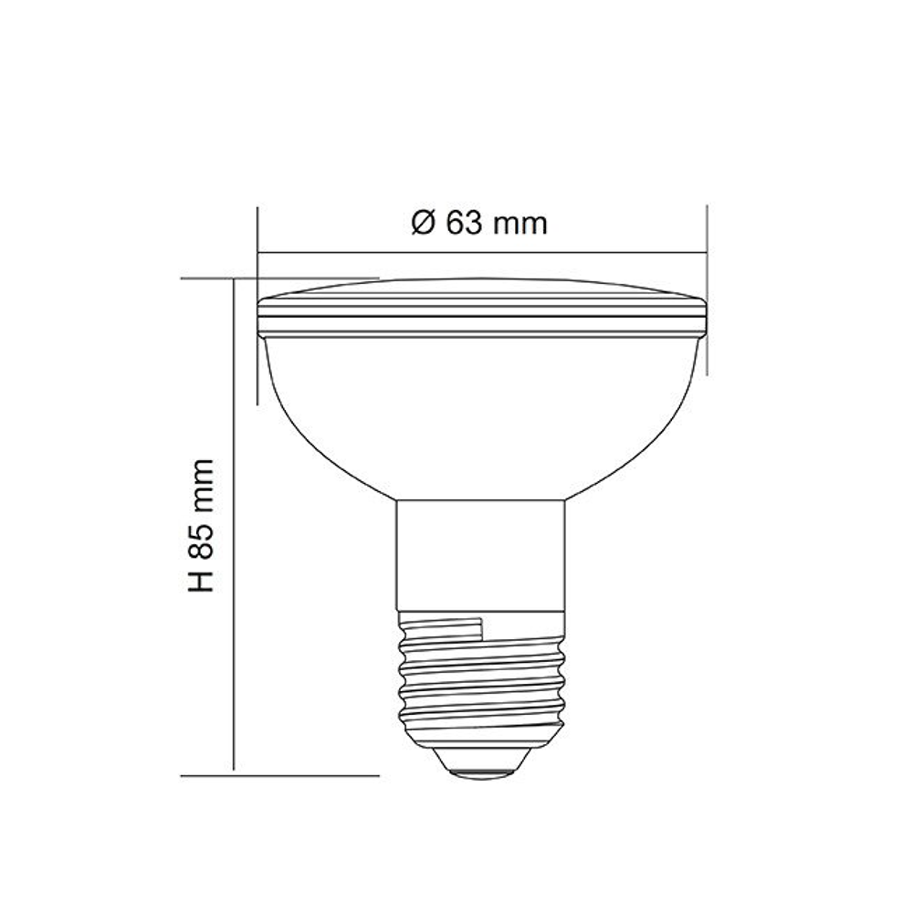 Par 20 LED 7W Warm White - LPAR20 WW