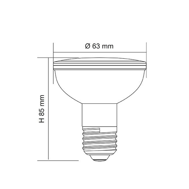 Par 20 LED 7W Warm White - LPAR20 WW