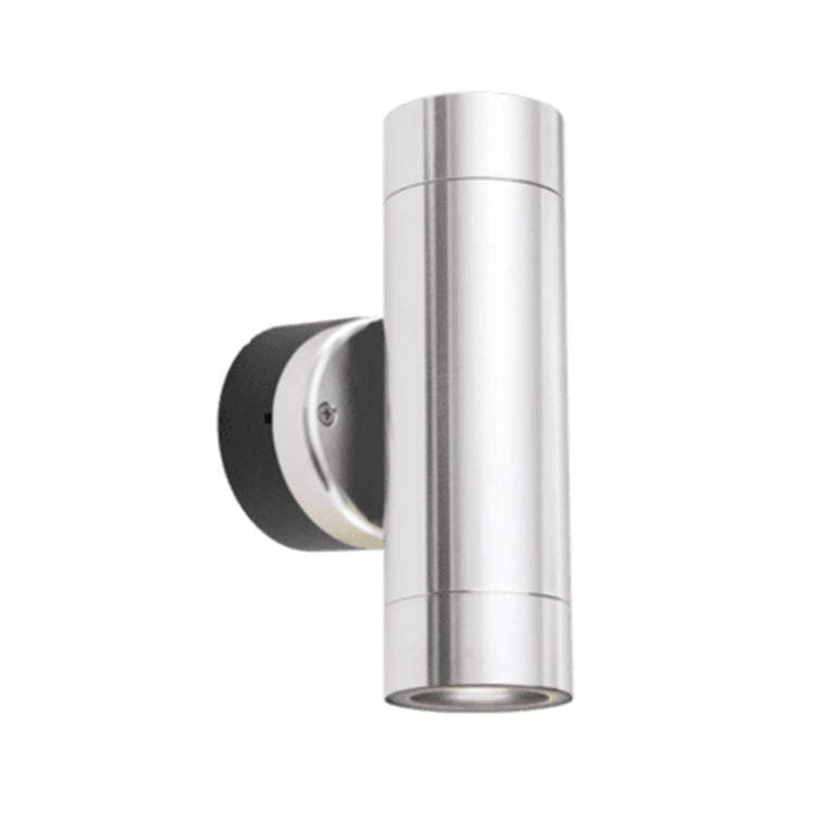 Piazza 6W 240V Up & Down Wall Pillar Light Stainless Steel / Cool White - LS741V-G522-LED-3W4MEMSS