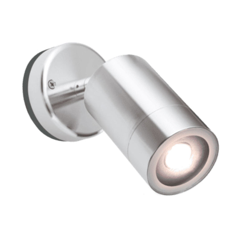 Villa 3W 240V Single Adjustable Wall Pillar Light Stainless Steel / Warm White - LS751V-G511-LED-3H6MEMSS
