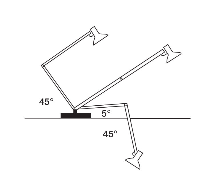 Large Equipoise Task Lamp Black - LSB-BL