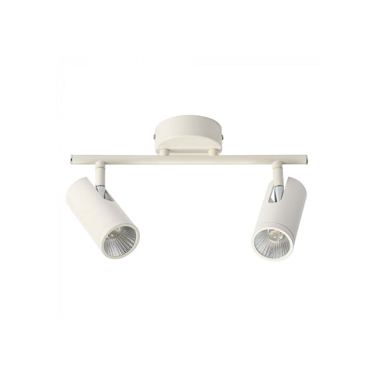Xanthi 10W LED Twin Spotlight White / Warm White - LSLX-B2-WH