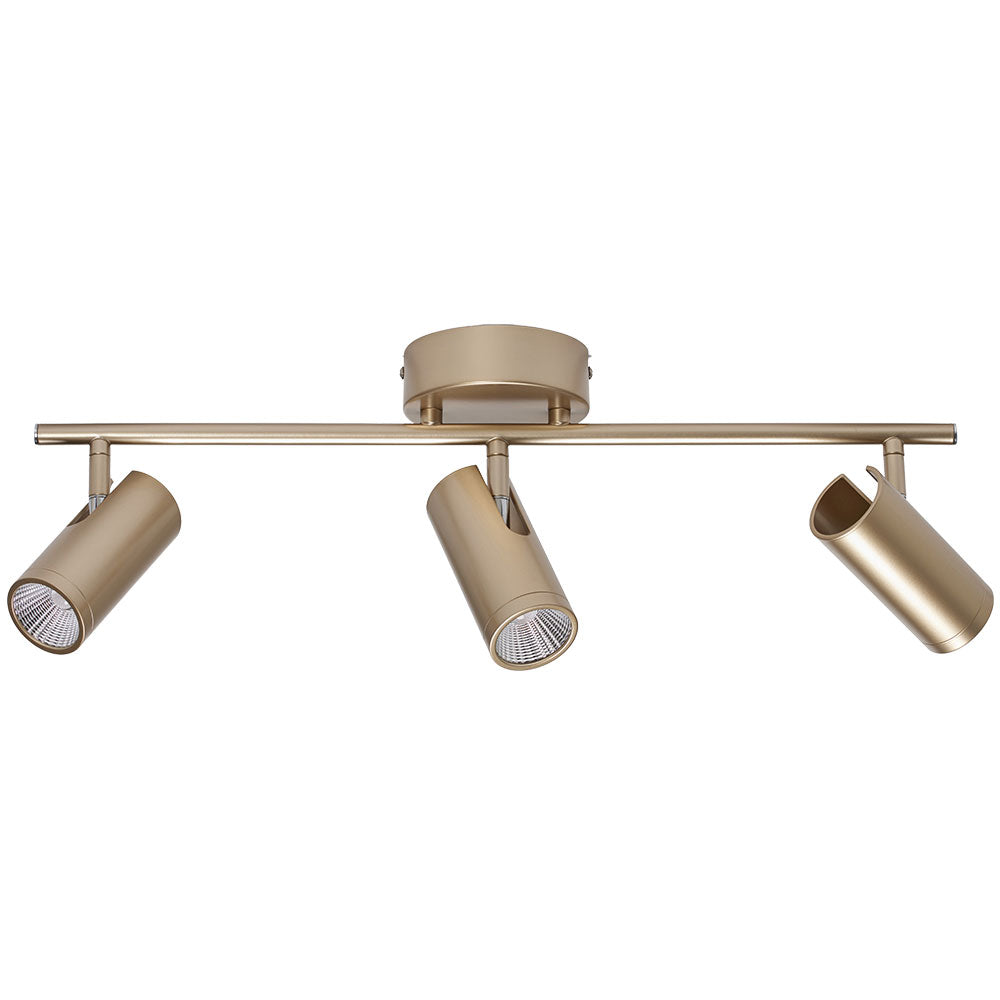 Xanthi 15W LED Triple Spotlight Gold / Warm White - LSLX-B3-GD