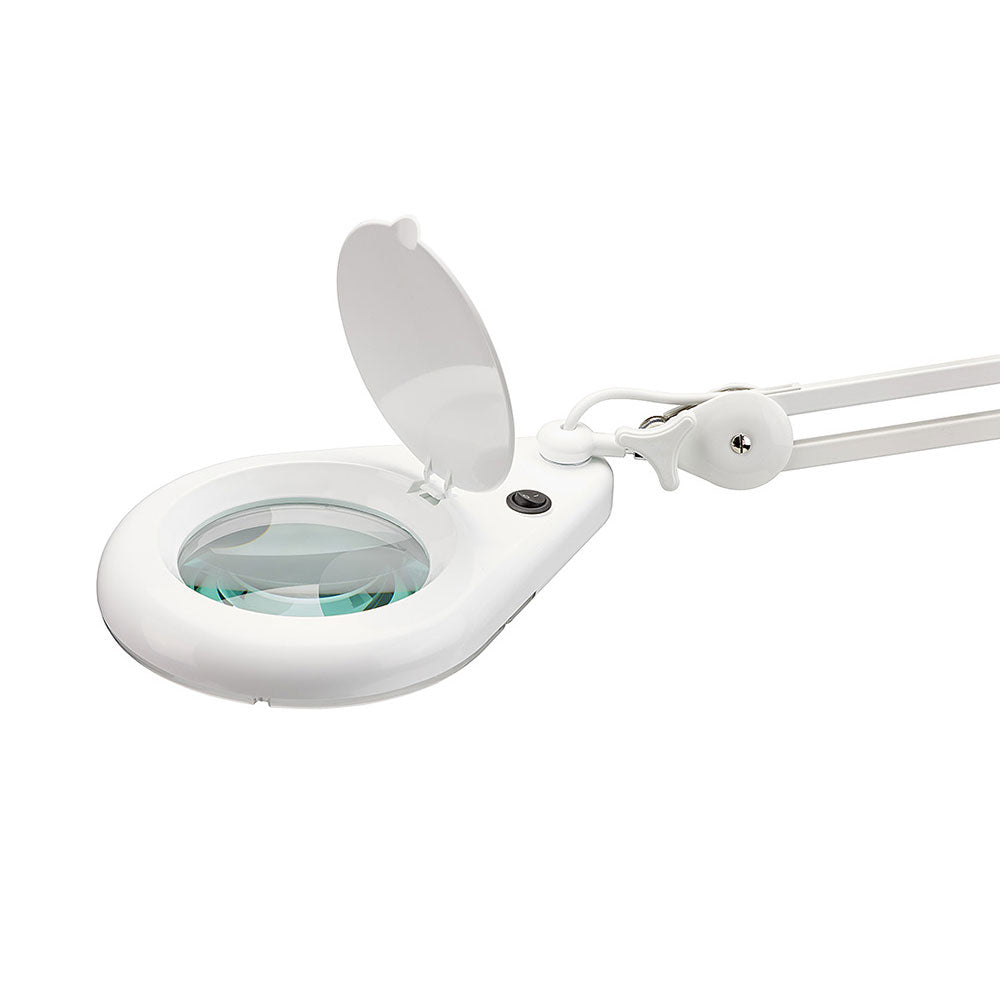 Fully Adjustable Magnifying 10W LED Clamp Lamp White / Daylight - LSX