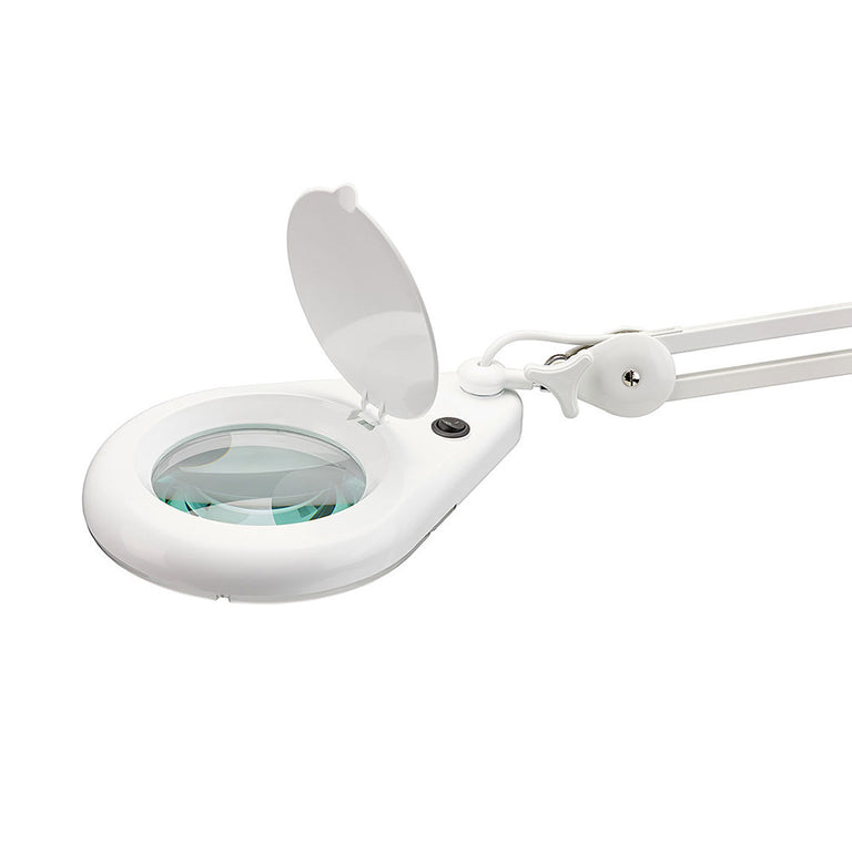 Fully Adjustable Magnifying 10W LED Clamp Lamp White / Daylight - LSX