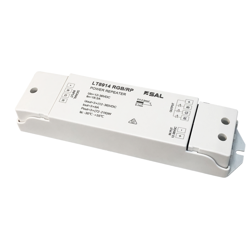Three Channel Low Voltage LED Signal Repeater - LT8914RGB/RP
