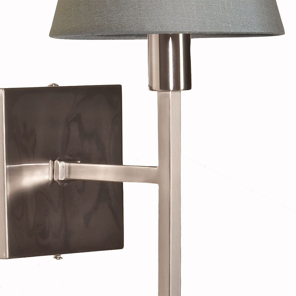 Lucerne 1 Light Wall Light Brushed Nickel - LUCERNE-1LT