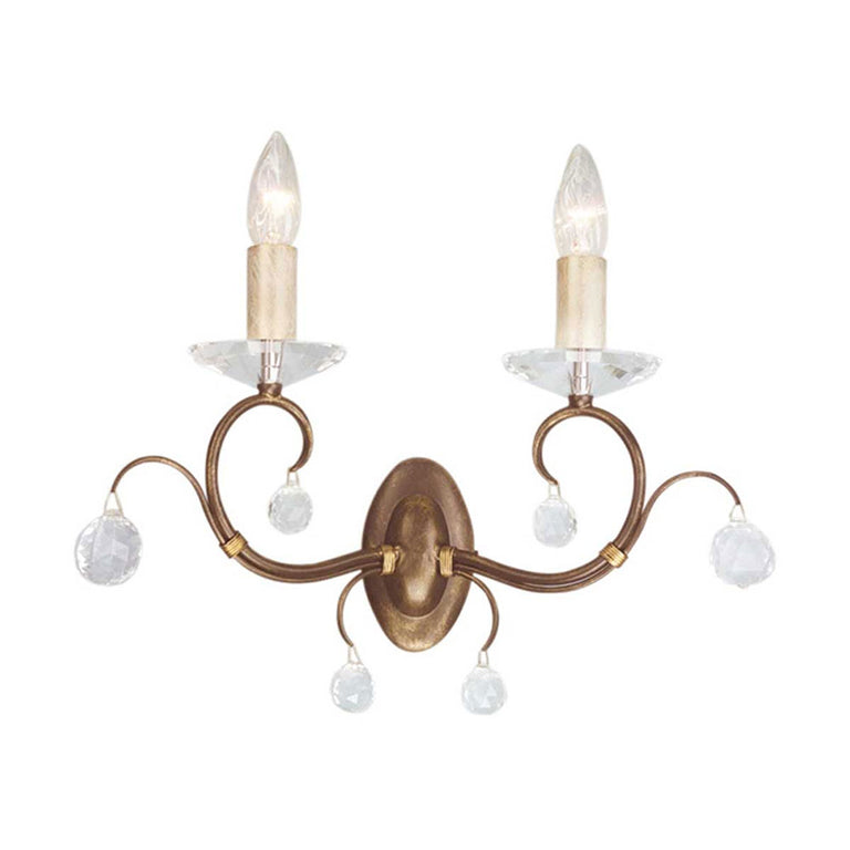 Lunetta 2 Wall Light Bronze Patina - LUN2-BRONZE