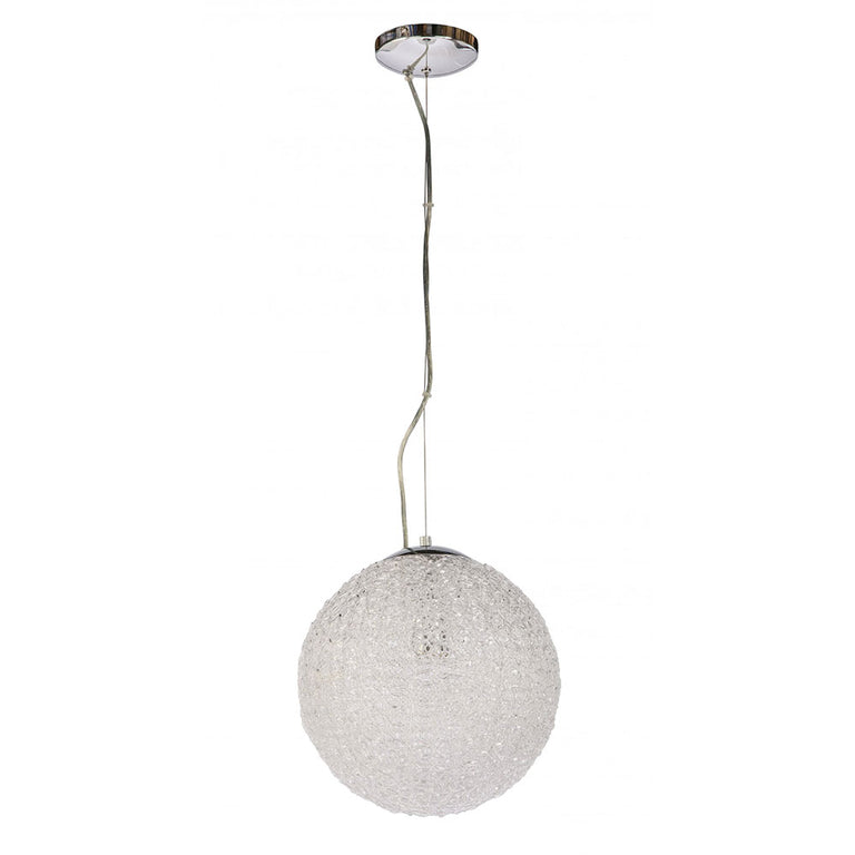 Luna 1 Light Pendant Chrome - LUNA-30