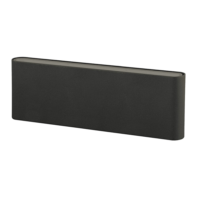 Lynx Large 240V 24W Up & Down Wall Light Black / Tri-Colour - 10574