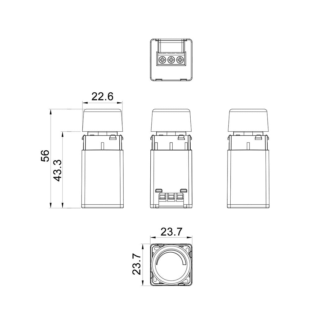 Trailing Edge Rotary Dimmer - LYNX1