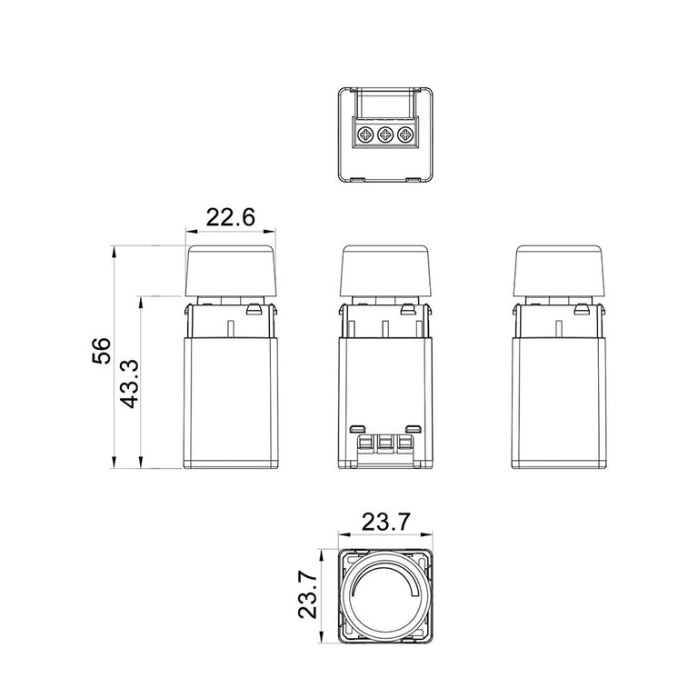 Trailing Edge Rotary Dimmer - LYNX1