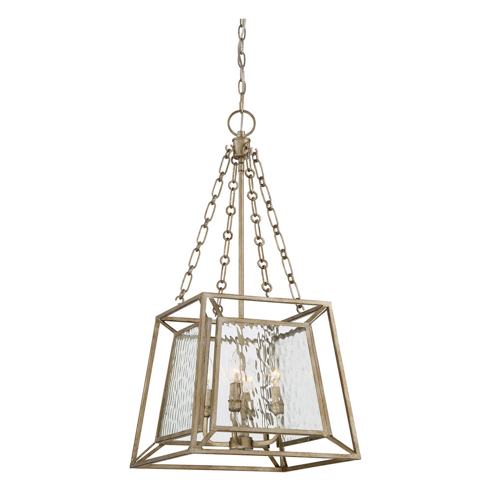 Lakeside 4 Light Pendant Vintage Gold - QZ-LAKESIDE4-P-A