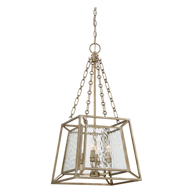 Lakeside 4 Light Pendant Vintage Gold - QZ-LAKESIDE4-P-A