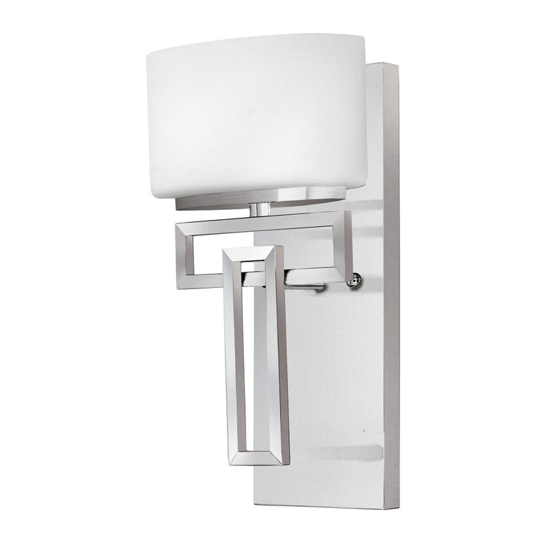 Lanza 1 Light Wall Light Polished Chrome - HK-LANZA1-BATH