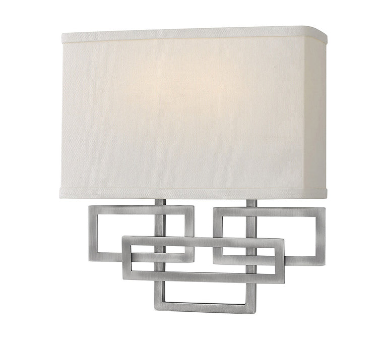 Lanza Wall Light Antique Nickel - HK-LANZA2-AN