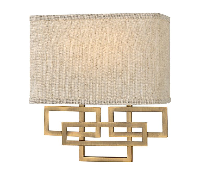 Lanza Wall Light Brushed Bronze - HK-LANZA2-BR