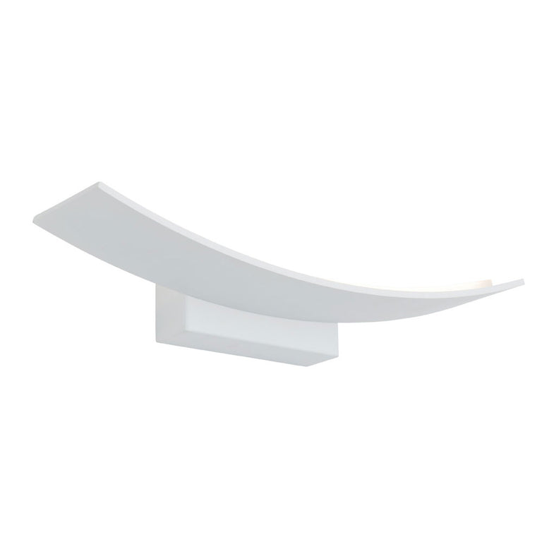 Larz 12 Watt Dimmable LED Wall Light White / Warm White - LARZ12WLEDWHT