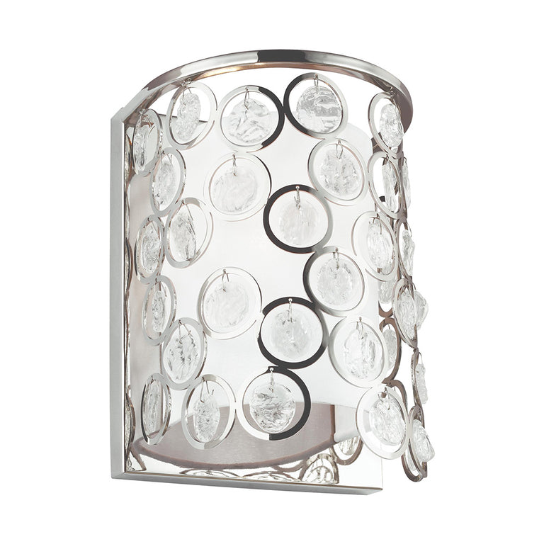 Lexi 1 Light Wall Light Polished Nickel - FE-LEXI1