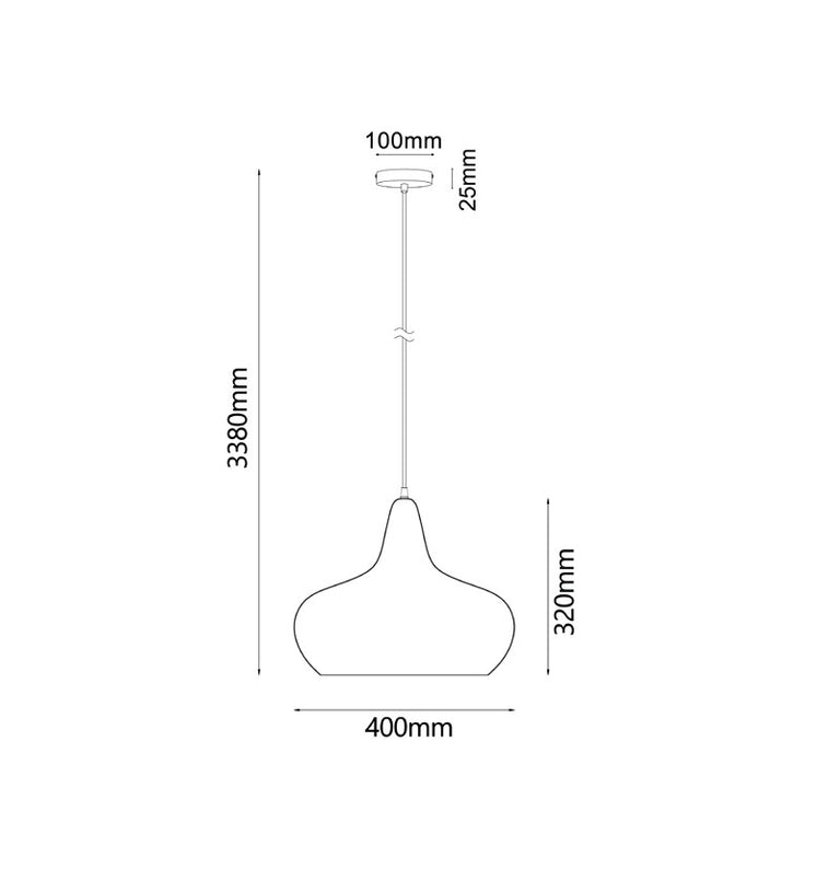 Modern Wine Glass Pendant Cherry Golden Oak - LIGNA05
