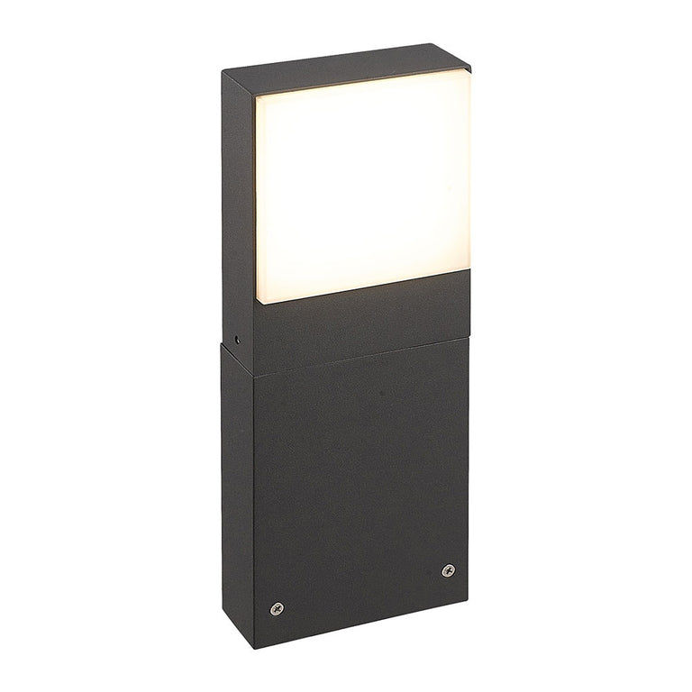 Lizette 7W 300mm LED Bollard Matt Black / Warm White IP54 - UOWLIZETTE-300-WW