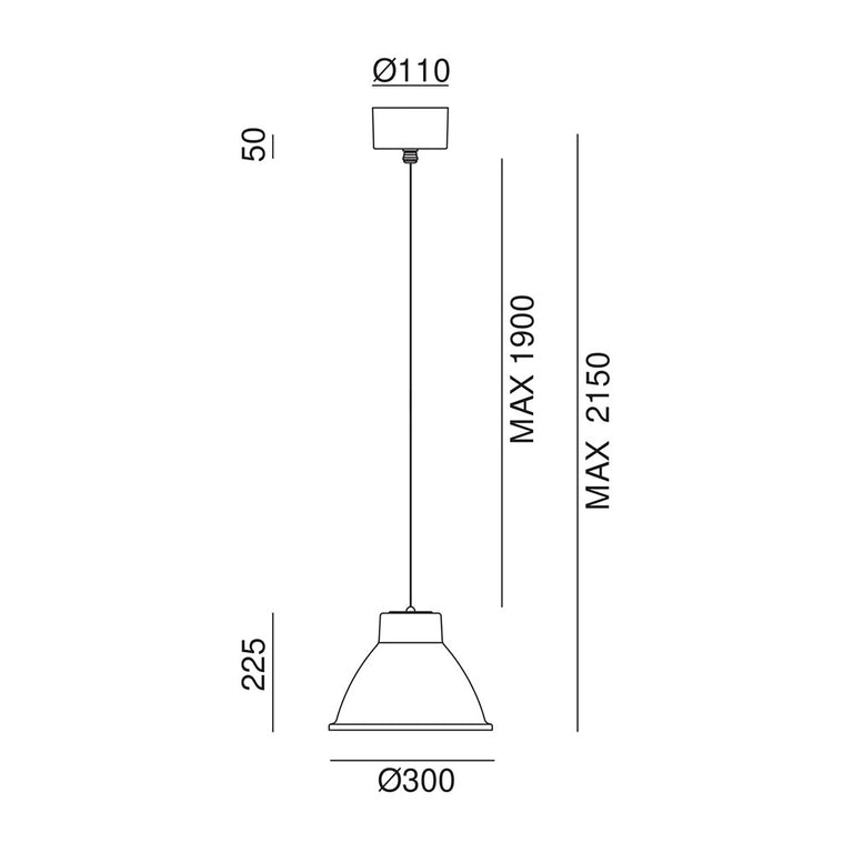 Loft Small Pendant Light - 269.12.FF