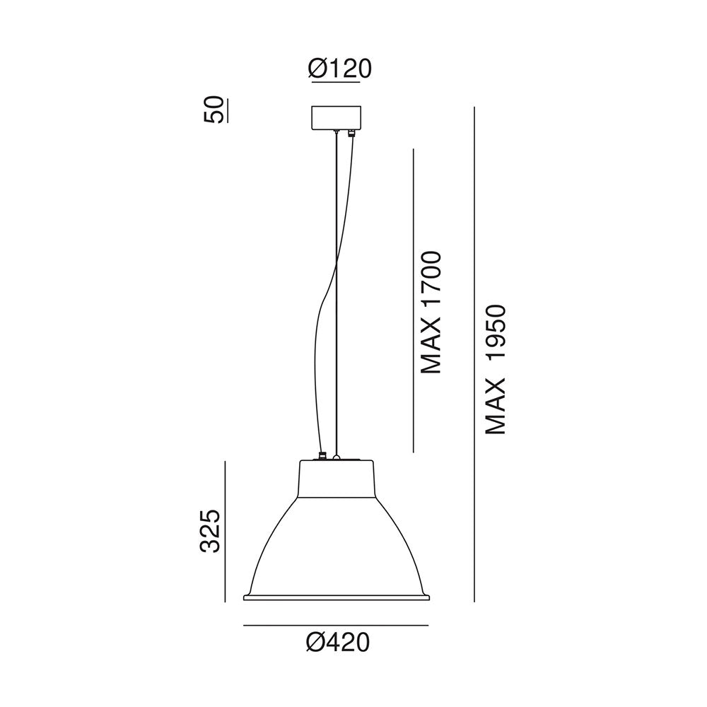 Loft Medium Pendant Light - 269.13.FF