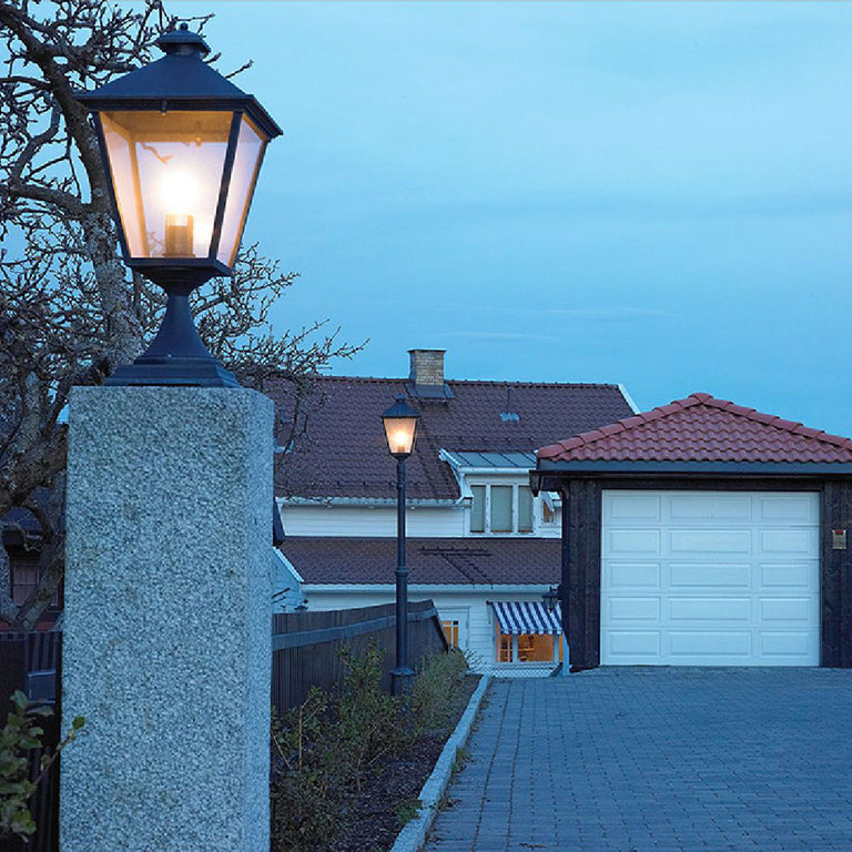 London Medium Pillar Light Black - NLYS.494B