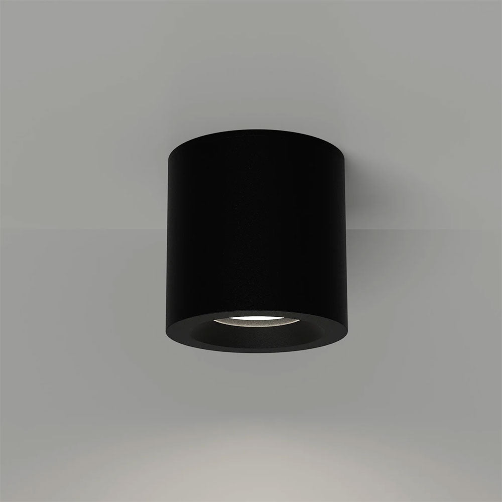Lumina Surface Mounted 240V GU10 Downlight Textured Black IP65