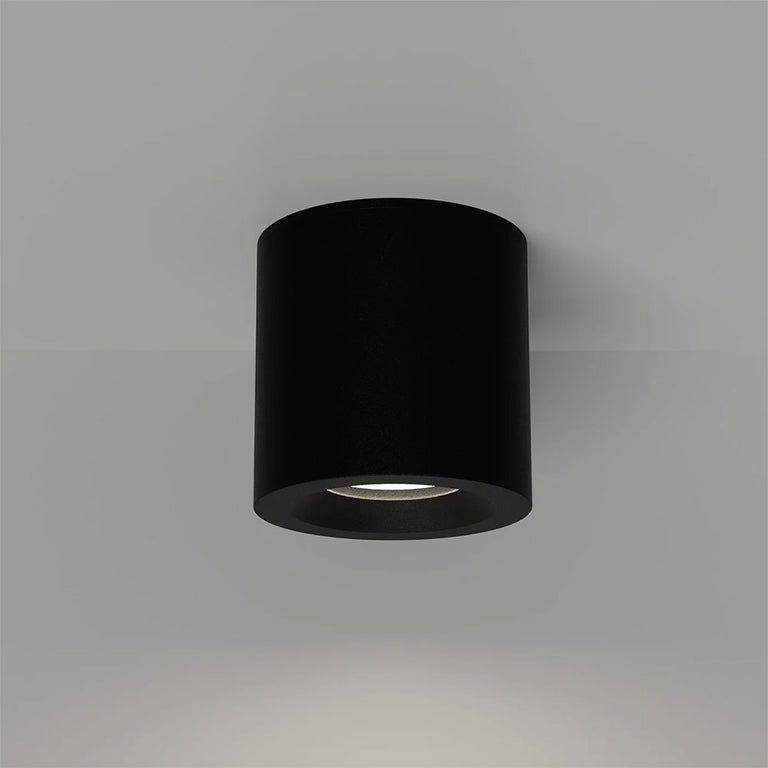 Lumina Surface Mounted 240V GU10 Downlight Textured Black IP65