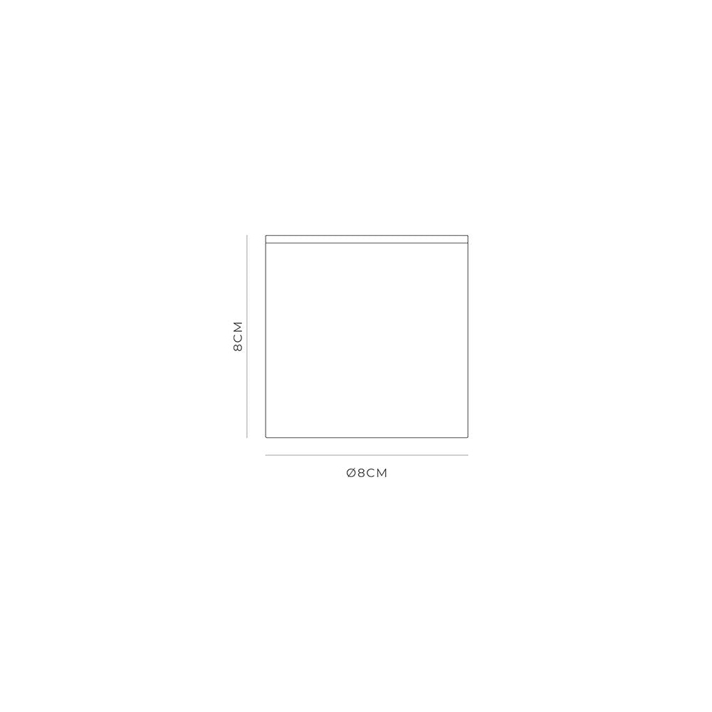 Lumina Surface Mounted 240V GU10 Downlight Textured Black IP65