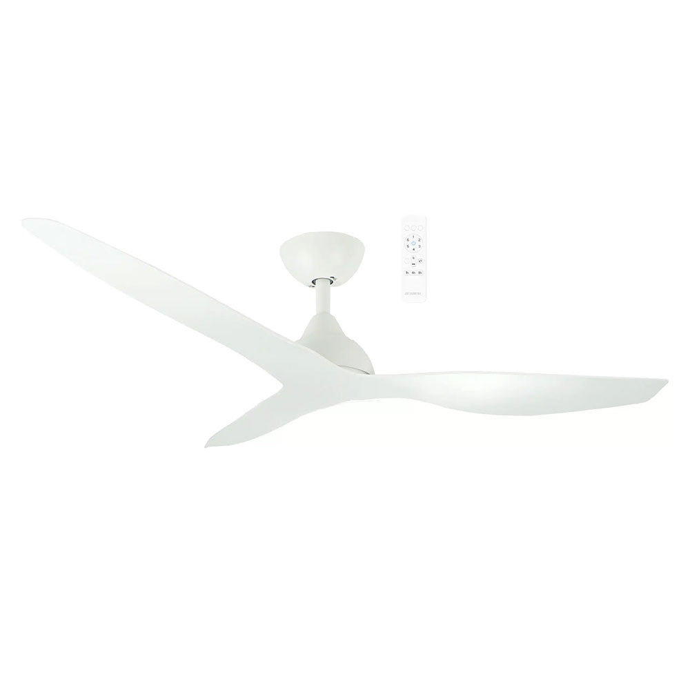 Avoca 52" DC Smart Ceiling Fan With WIFI Remote Control Matt White - MADC133WWR
