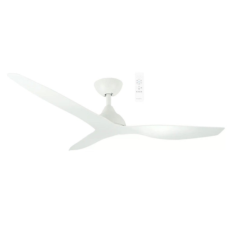 Avoca 52" DC Smart Ceiling Fan With WIFI Remote Control Matt White - MADC133WWR