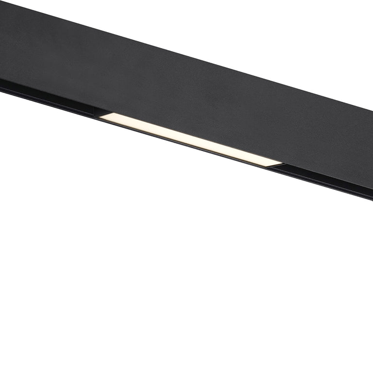 Magnetic 13W LED Dimmable Diffuse Black / Warm White - 322mm