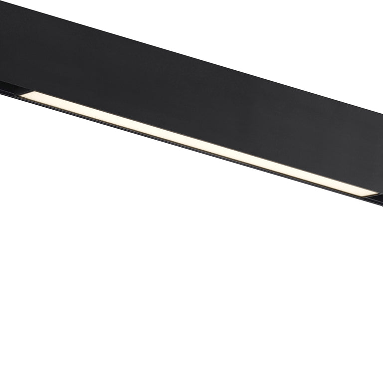 Magnetic 39W LED Dimmable Diffuse Black / Warm White - 956mm