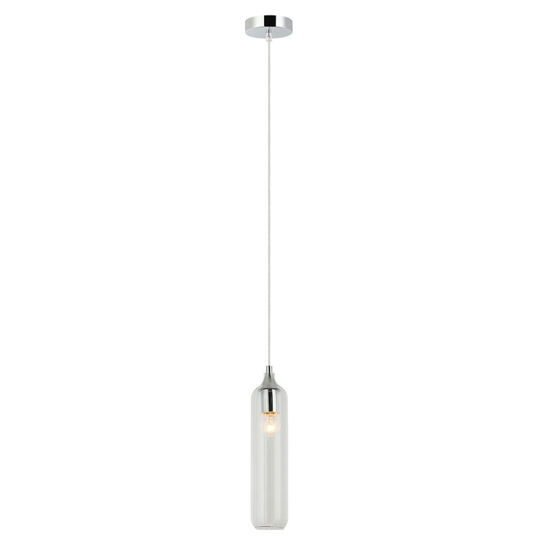 Manga Interior Cylinder Glass Pendant Clear - MANGA5