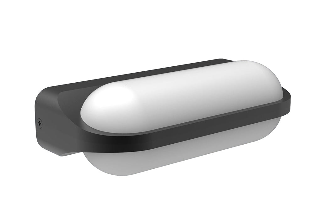 Exterior 7W LED Up/Down Wall Light Dark Grey / Warm White - Marina1