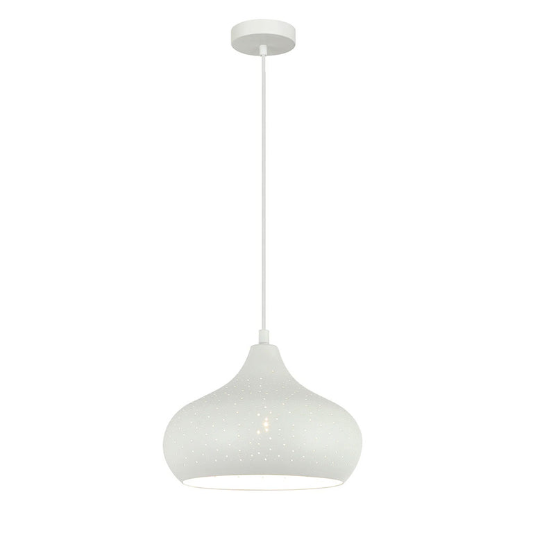 Champagne Glass Shape Pendant Light White - MARRAKESH09