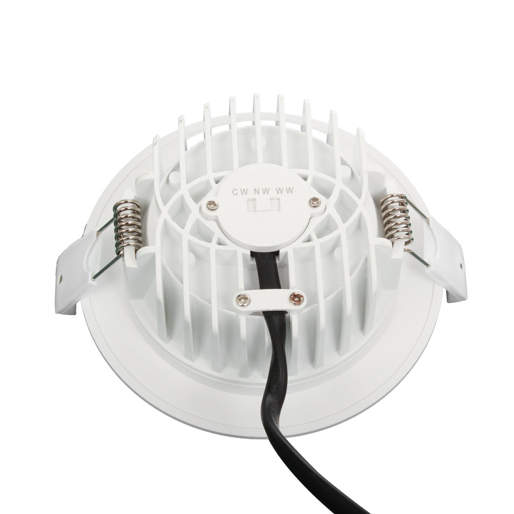 Mate 13W Dimmable LED Downlight White / Tri-Colour - MATE 13-WH-CCT